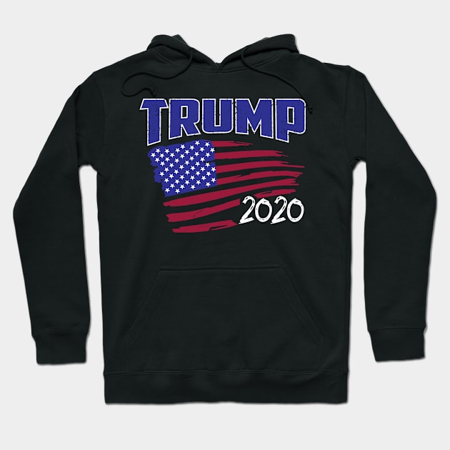 Donald Trump for President Political Campaign 2020 Hoodie by PrintArtdotUS